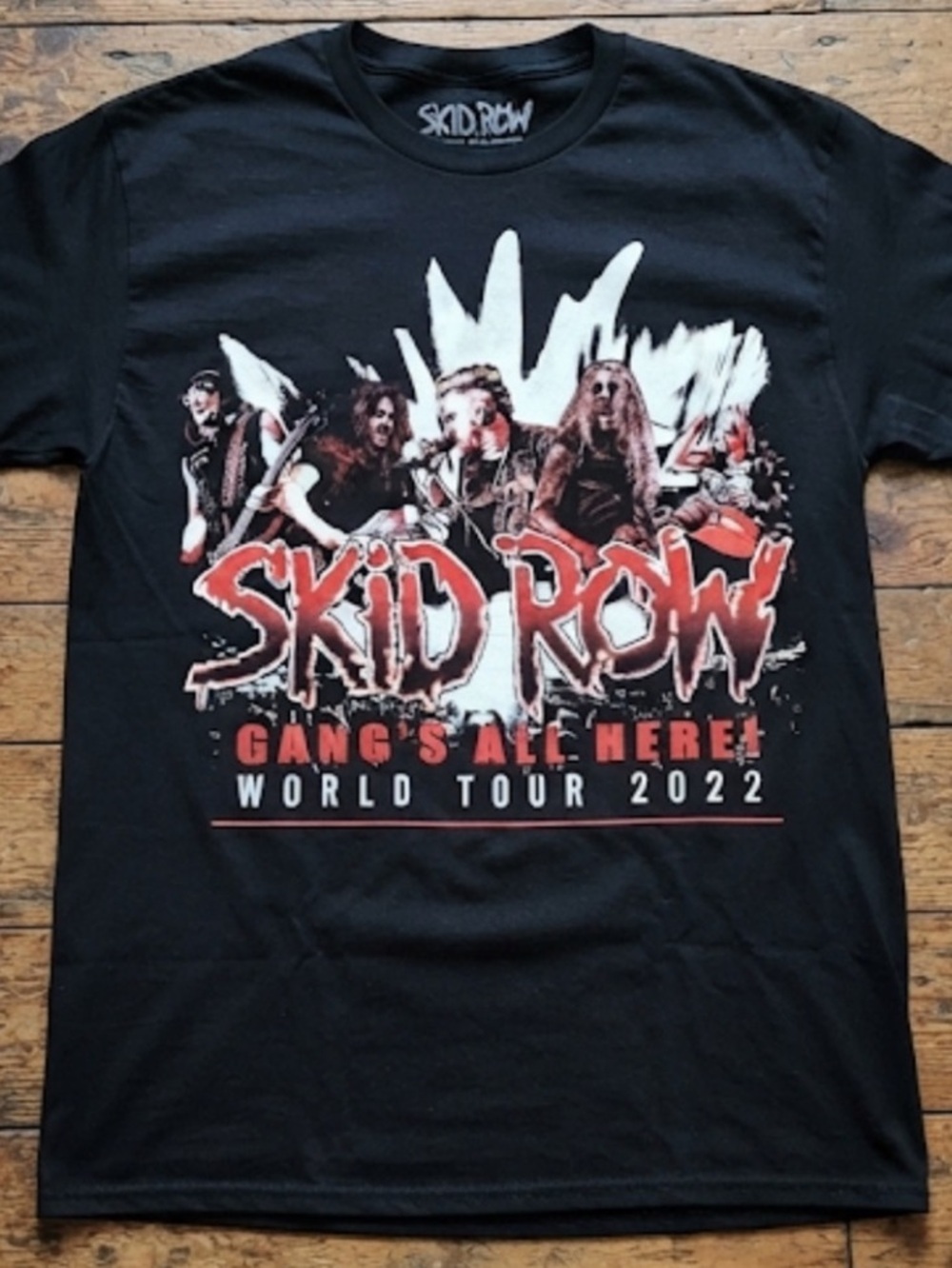 Skid Row Gang’s All Here Tour Shirt Men’s Size Small